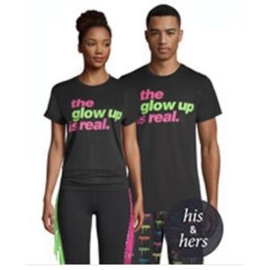 Zumba Unisex The Glow Up Is Real Adult Extra Small Unisex